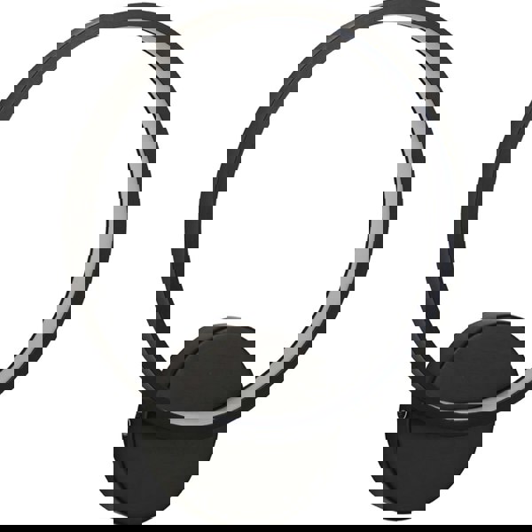 Textured Black Circular Outdoor Wall Light Integrated Warm White LED Tape Module