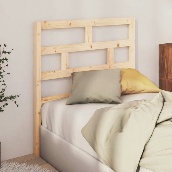 Berkfield Bed Headboard 106x4x100 cm Solid Wood Pine