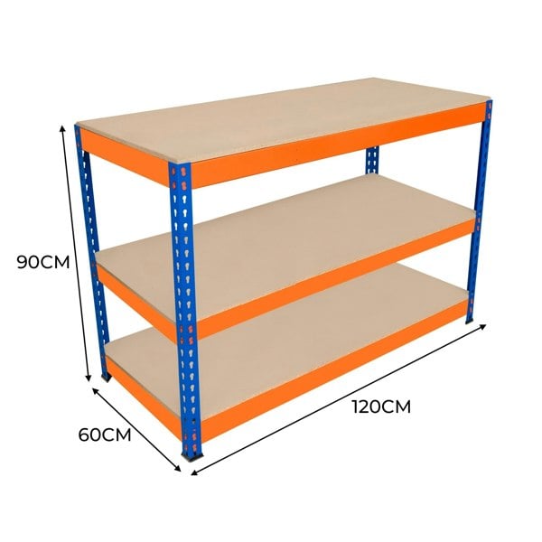 Monster Racking S-Rax 3 Tier Workbench - 120cm x 60cm x 90cm