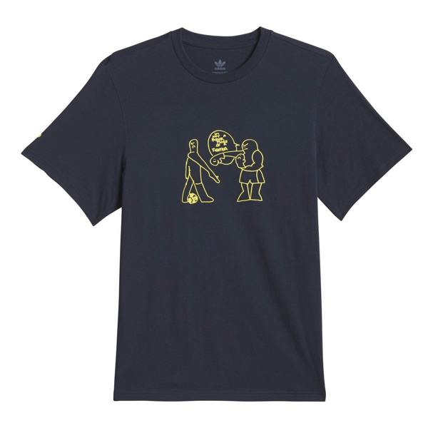 Adidas Mens Shmoofoil Fighter T-Shirt - Legend Ink - 