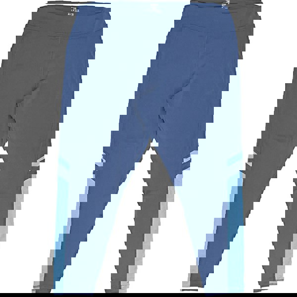 Reebok Women's Blue Training Plus Workout Ready Powerplay Leggings