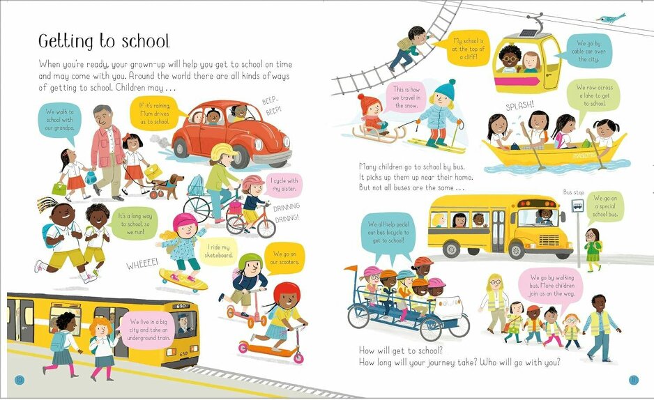 All About Starting School by Felicity Brooks (Usborne All About series)