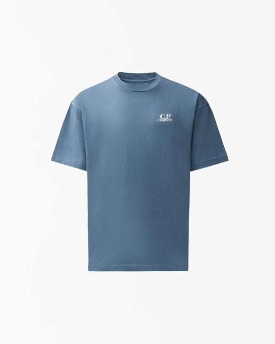 C.P. Company 30/1 Jersey British Sailor Mens T-Shirt - Orion Blue 871