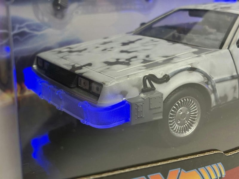 Jada Back To The Future Time Machine Frosted Working Lights 1:24 Jada 36145