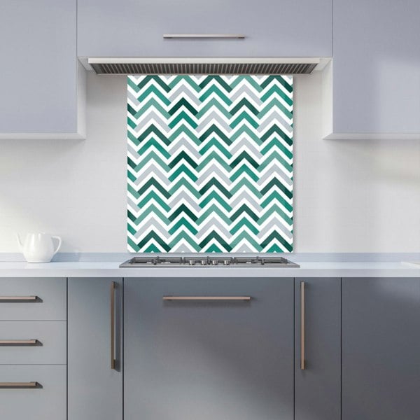 Warren Reed - Designer Geometric Retro Vintage Chevron Pattern Kitchen Splashback