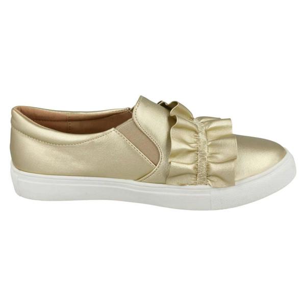 Spot On Girls Spot On Ruffle Vamp Flat Shoes