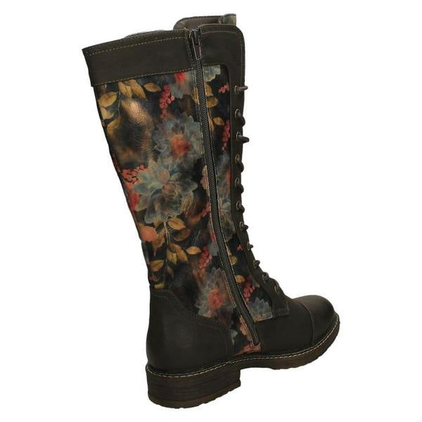Rieker Ladies Rieker Knee High Zip/Lace Boots 94731