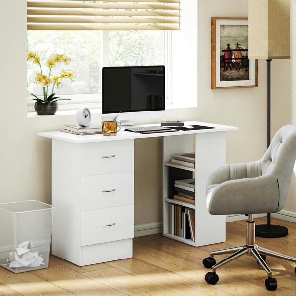 Desk with Shelves