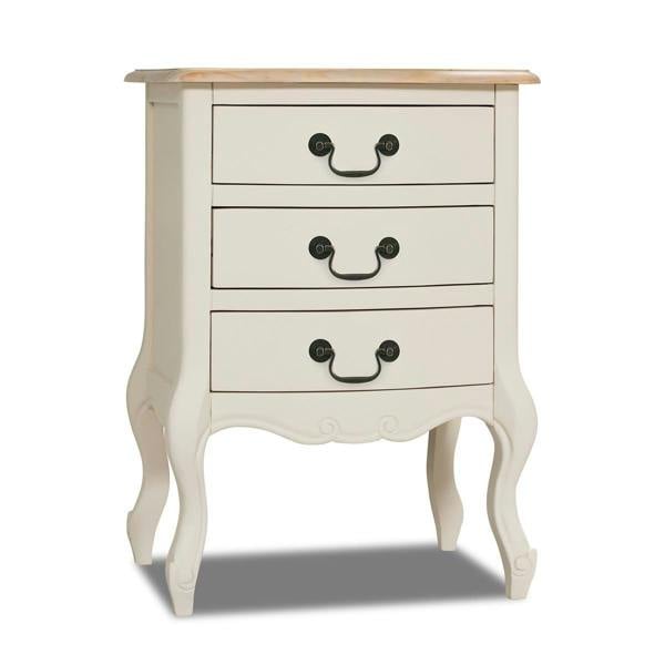 Statement Furniture Juliette Vintage Chic 3 Drawer Bedside Table