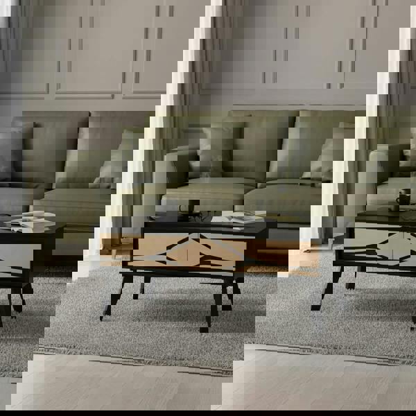 IH Design Dusk Mango Wood Coffee table with Storage