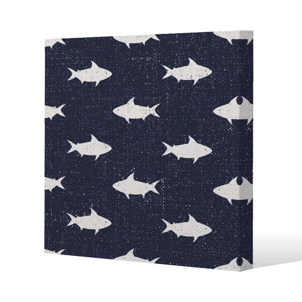 Benjamin Tate Design Fish (Canvas Print)