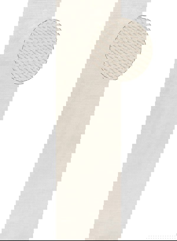 cream colour, striped design, stain-resistant, Cosy comfort rug.