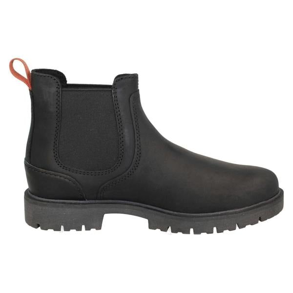 Clarks Mens Clarks Leather Smart Chelsea Boot Rossdale Top
