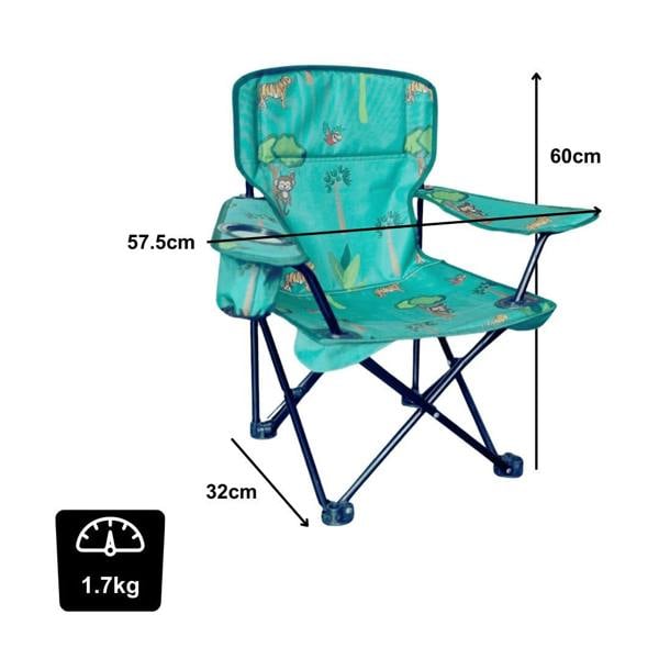 OLPRO Jungle Kids Camping Bundle - Sleeping Bag, Camping Chair, Insulated Blanko
