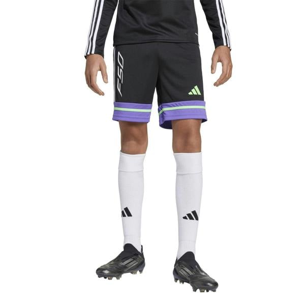 Adidas Childrens/Kids F50 Drawstring Waist Shorts - Black/Purple - 