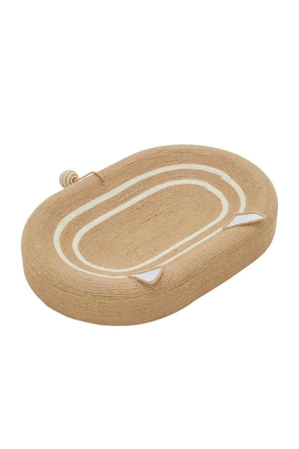 Living and Home Oval Cardboard Cat Scratching Board Pet Bed