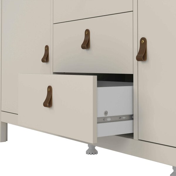 Wyld Haus Wildberry Cashmere Wooden Sideboard 2 Doors 3 Drawers