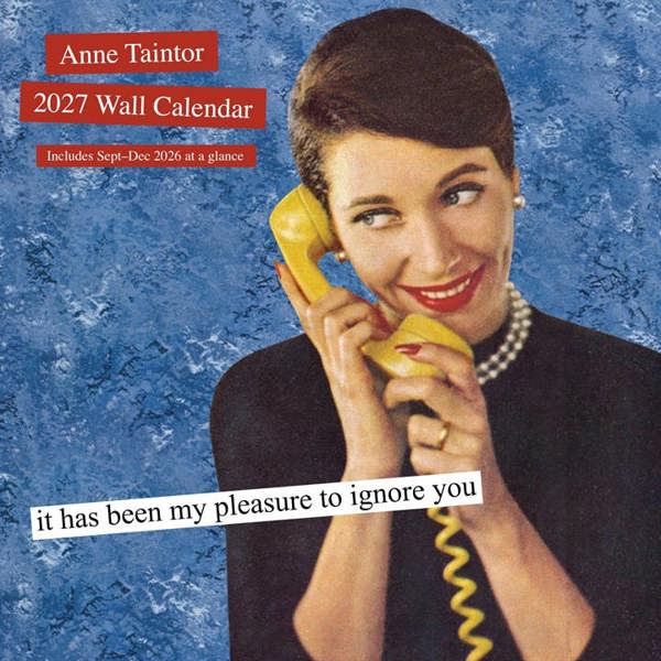 Chronicle Books Anne Taintor Calendar 2027, Wall Calendars, Month To View, Humour, Gift