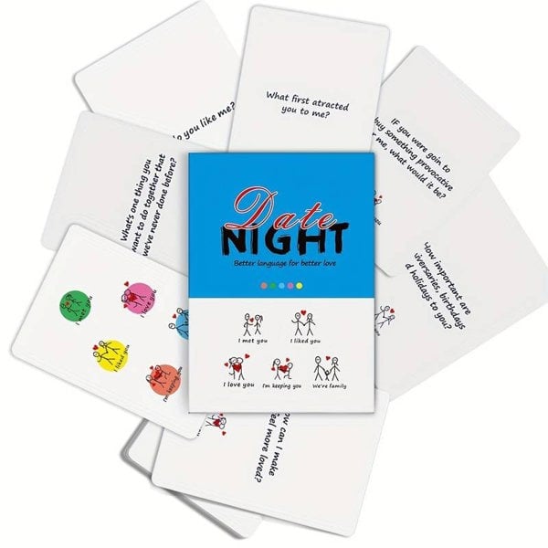 smartbies Date Night Card Game – Better Language for Better Love | Couples Conversation & Connection Game