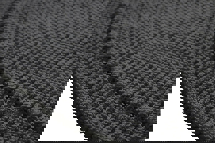 Crocheted rug NEBO | CHARCOAL - Zuri House