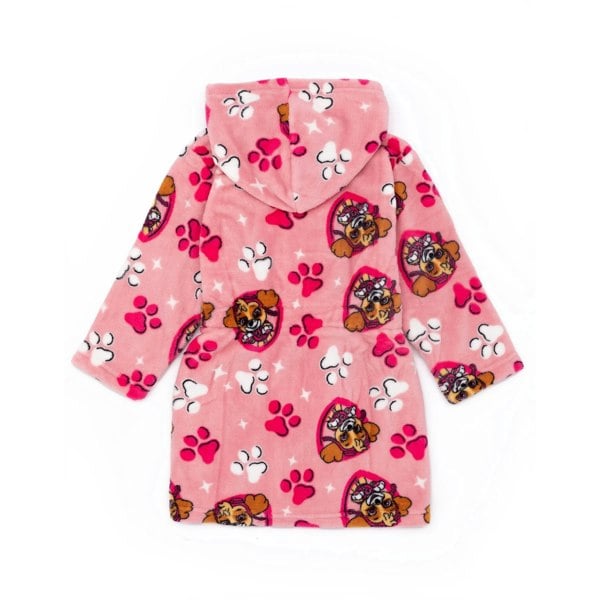 Paw Patrol Girls Hooded Dressing Gown - Pink