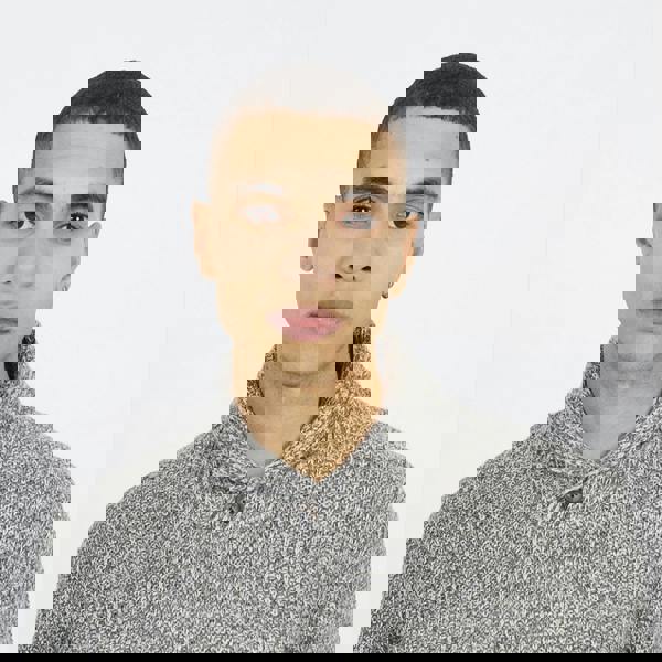 Brave Soul Ecru Shawl Neck Textured Knit Jumper - Ecru Image 4