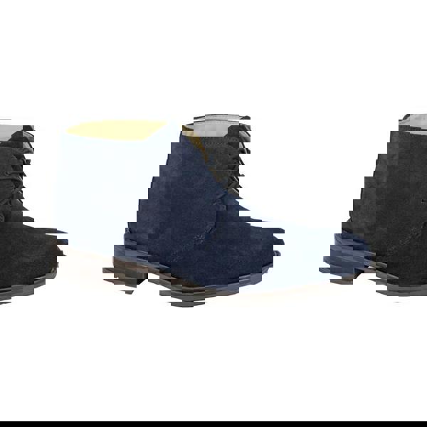 Roamers Mens Suede Chukka Boots - Navy - 