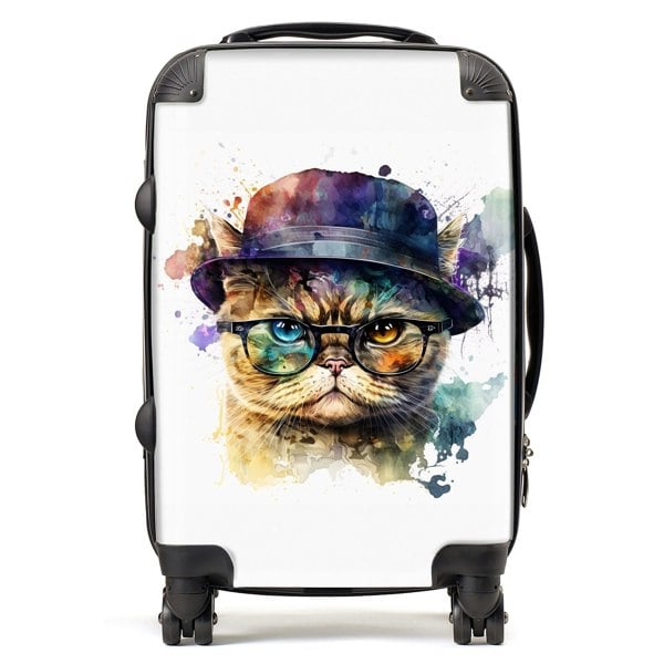 Warren Reed Shorthair Cat Splashart Suitcase