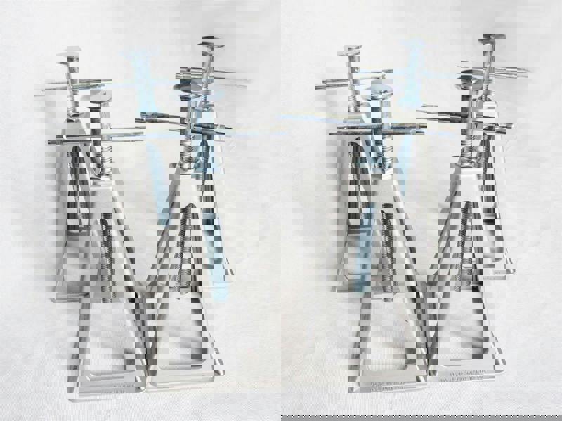 Aluminium Caravan Stabilizing Stack Jacks X4 2700KG (Levelling Adjustable Trailer Support)