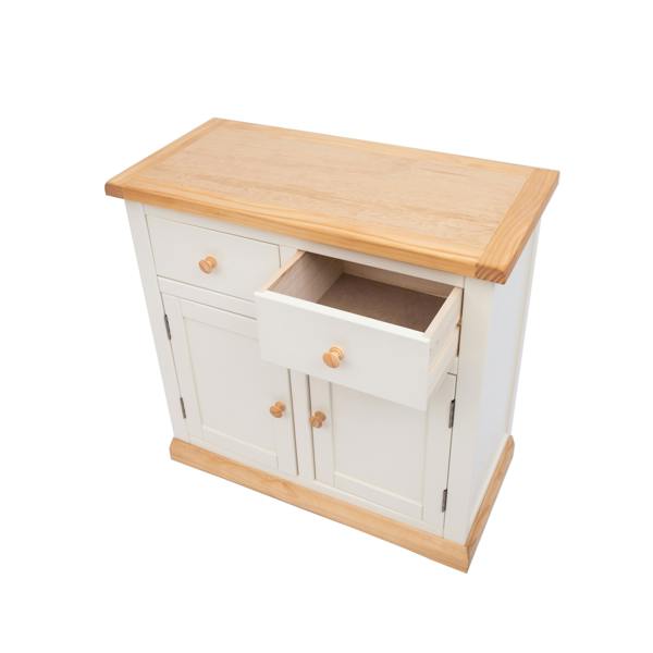 Cabinet Bits Trevi Off White 2 Drawer 2 Door Sideboard Wood Knob