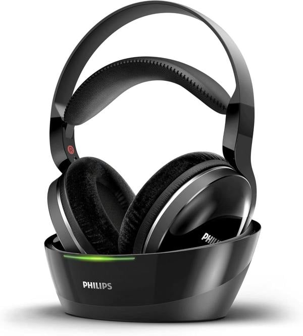 Philips SHD8850 Wireless Hi-Res Digital Audio over-ear RF Hi-Fi TV Headphones EX DEMO – Free Gift RRP £15!