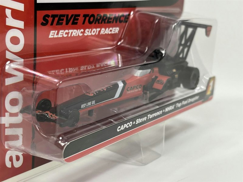 Auto World Slot Cars CAPCO Steve Torrence NHRA Top Fuel Dragster HO Scale Slot Car SC370-1