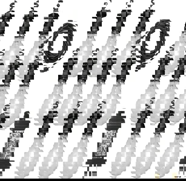 Luxform Tahiti 24V Party Light 10 Pk - A60 - Ww Bulb