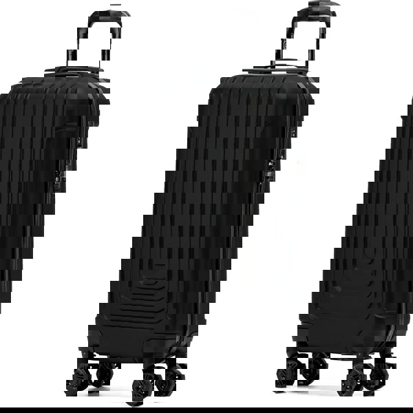 Flight Knight 55x35x20cm Cabin Carry Bag Hard Shell Suitcase 100+ Airline Approved