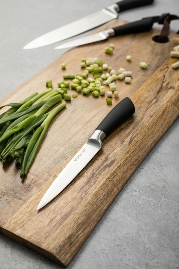 Sabatier Maison Stainless Steel 5 Piece Knife Block