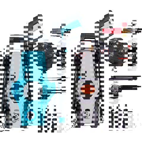 ProKleen Pro-Kleen Pressure Washer Jet Wash Power Electric High Performance Cleaner Fixed Brush 13" Patio Cleaner & Karcher Lance 1400W