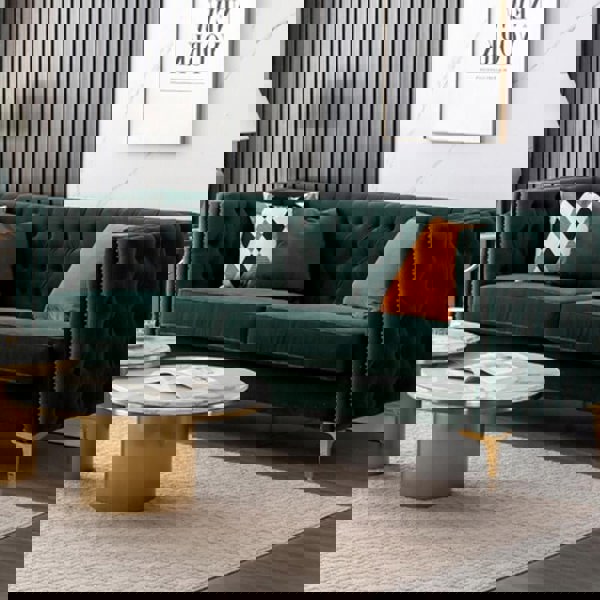 WH215 Two Seater Sofa, Velvet-Weilai Concept-Weilai Concept