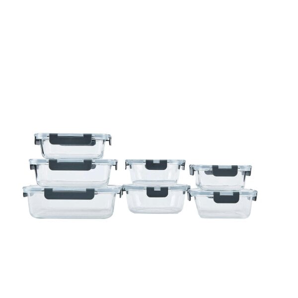 Neo 7 Glass Containers & 7 Lids Food Storage Set - 7 Piece