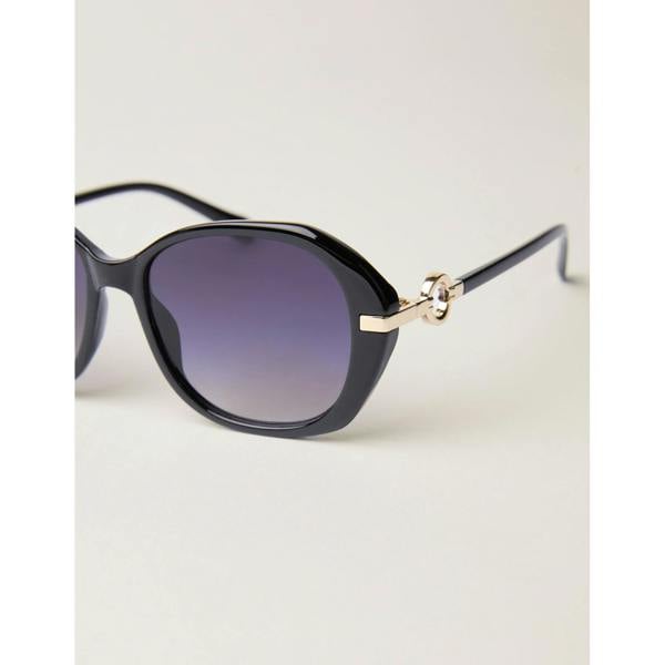 Blue Vanilla Ombre Lens Large Frame Glasses