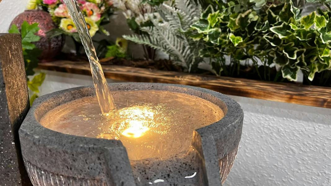 Tranquillity Water Features Mirage Cascade Contemporary Water Feature