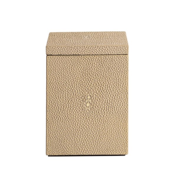 POSH TRADING COMPANY Chelsea Cotton Wool Box - Shagreen Natural