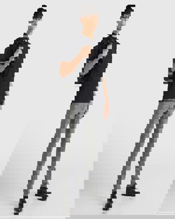 Tommy Hilfiger 1985 Regular Fit Mens Polo - Black