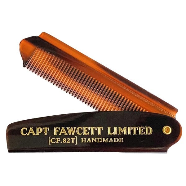Captain Fawcett's Folding Pocket Beard Comb