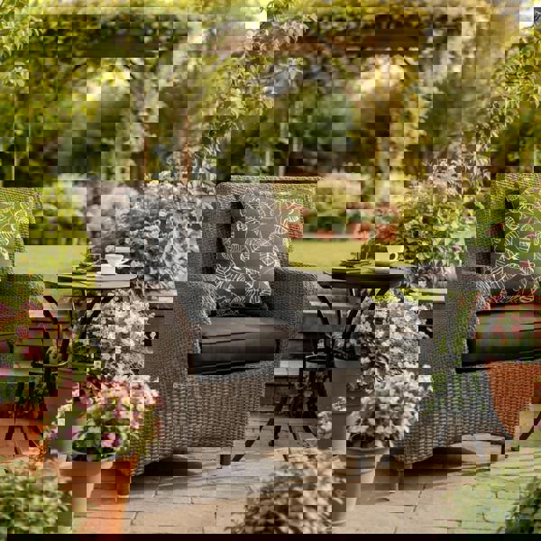 Scatter Cushions Polyester 45cm x 45cm (18"x18") – Outdoor Garden Sofa Cushions | UK Made ASPEN GREY The Garden Furniture Shop