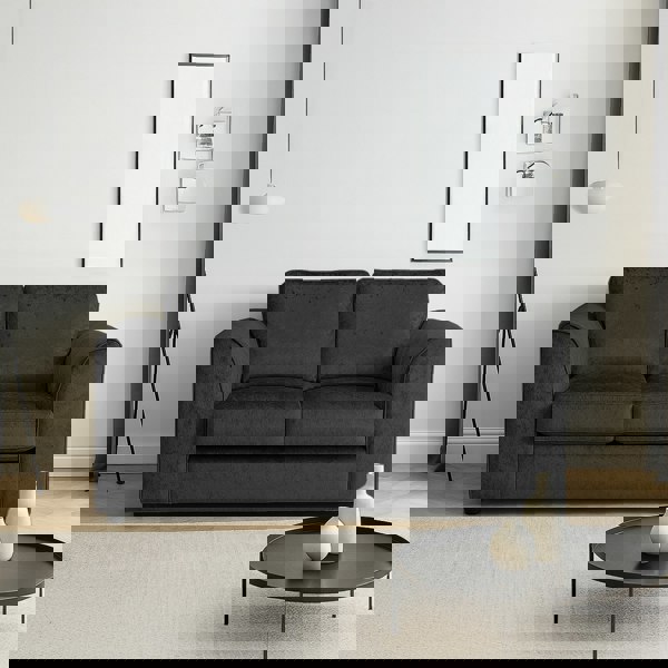 Furnishings For Less Crystal Crushed Velvet 2 Seater Sofa Full Back