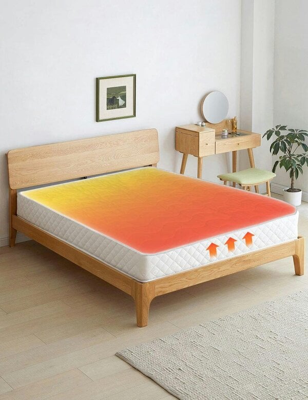 Night Zone Self Heating Thermal Mattress Topper – Warm Winter Comfort Bedding