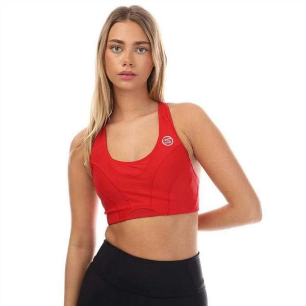 Skins Womens/Ladies Series-3 Sports Bra - Red - 