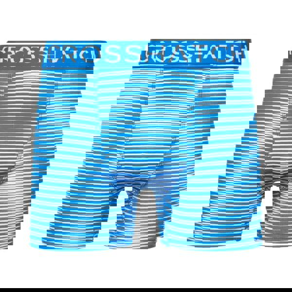 Crosshatch Mens Hovland Boxer Shorts (Pack of 3) - Directoire Blue - 