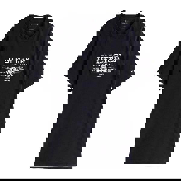 Tommy Hilfiger Mens Embroidered Logo T-Shirt - Blue - 