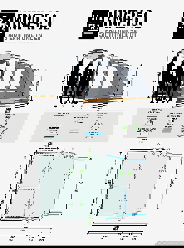 Kinver 5.0 5 Berth Tent OLPRO